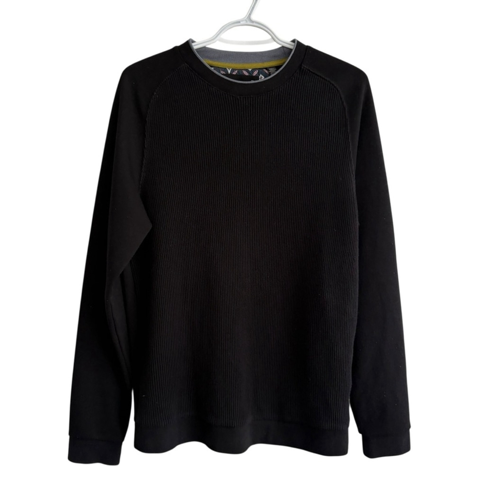 Ted Baker London Mens Pied Ribbed Front Crewneck Sweater Sz 3 (Medium)
